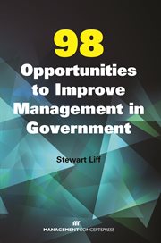 98 opportunities to improve management in government cover image