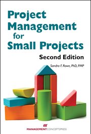 Project management for small projects, second edition cover image