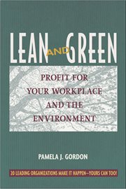 Lean and green profit for your workplace and the environment cover image