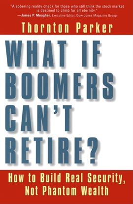 Cover image for What If Boomers Can't Retire?