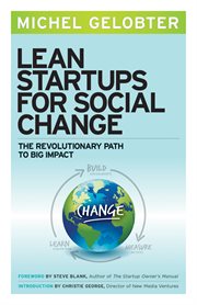 Lean startups for social change cover image