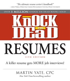 Cover image for Knock 'em Dead Resumes