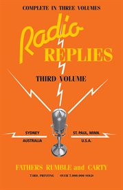 Radio Replies. Third volume cover image