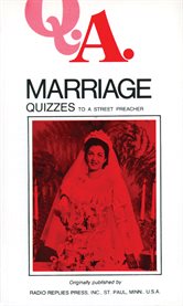 Marriage quizzes : quizzes to a street preacher cover image