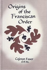 Origins of the Franciscan Order cover image