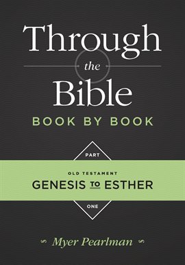 Cover image for Through The Bible Book By Book, Part 1