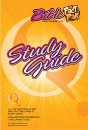 Bible fact-pak study guide cover image
