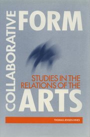 Collaborative form: studies in the relations of the arts cover image