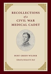 Recollections of a Civil War medical cadet cover image