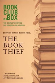 Bookclub-in-a-Box presents the discussion companion for Martin [i.e. Marcus] Zusak's novel The book thief cover image