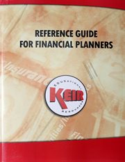 Reference guide for financial planners. 2012 cover image