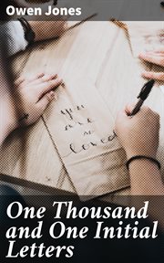 One Thousand and One Initial Letters cover image