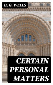 Certain Personal Matters cover image