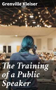 The Training of a Public Speaker cover image