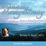 Meditations for morning and evening cover image