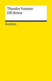 Effi Briest : Roman. Reclams Universal-Bibliothek cover image