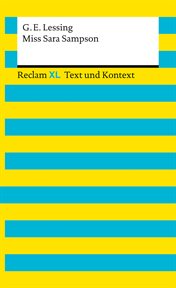 Miss Sara Sampson : Reclam XL – Text und Kontext cover image