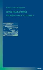 Suche nach Einsicht : Über Aufgabe und Wert der Philosophie. Blaue Reihe cover image