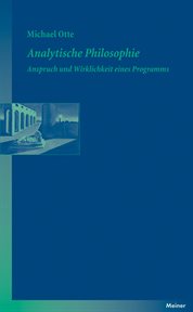 Analytische philosophie : anspruch und wirklichkeit eines programms. Blaue Reihe cover image