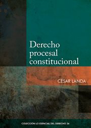 Derecho procesal constitucional cover image
