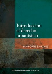 Introducción al derecho urbanístico cover image