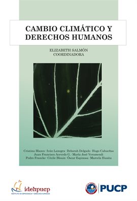 Cover image for Cambio climático y derechos humanos