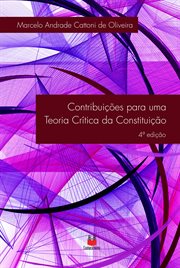 Contribuições para uma teoria crítica da constituição cover image