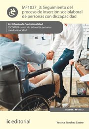 Seguimiento del proceso de inserción sociolaboral de personas con discapacidad. SSCG0109 cover image