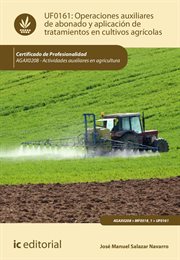 Operaciones auxiliares de abonado y aplicación de tratamientos en cultivos agrícolas cover image