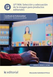 Selección y adecuación de la imagen para productos editoriales. ARGN0210 cover image