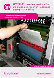 Preparación y calibración del grupo de presión en máquinas de impresión offset cover image