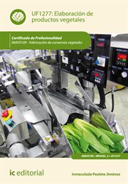 Elaboración de productos vegetales (UF1277) cover image