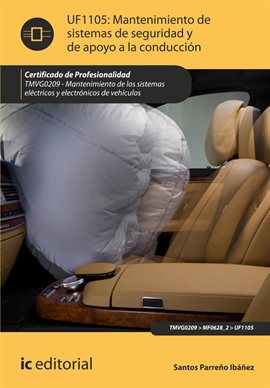 Cover image for Mantenimiento de sistemas de seguridad y de apoyo a la conducción.