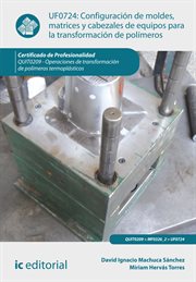 Configuración de moldes, matrices y cabezales de equipos para la transformación de polímeros : operaciones de transformación de polímeros termoplásticos (UF0724) cover image