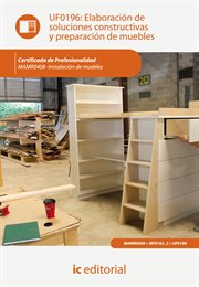 Elaboración de soluciones constructivas y preparación de muebles. mamr0408 cover image
