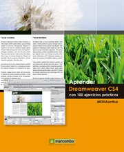 Aprender Dreamweaver CS4 con 100 ejercicios prácticos cover image