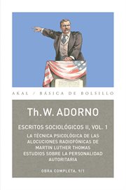 Escritos sociológicos ii. vol. 1. Obra completa 9/1 cover image