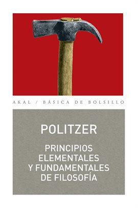 Cover image for Principios elementales y fundamentales de filosofía