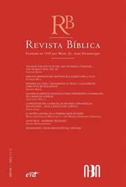 Revista bíblica 2022/1-2 - año 84 : 2 cover image