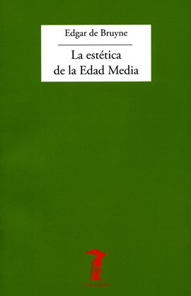 Cover image for La estética de la Edad Media