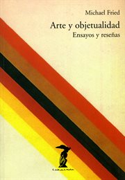 Arte y objetualidad. Ensayos y reseñas cover image