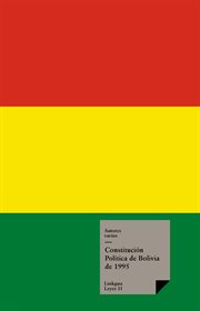 Constitución de Bolivia de 1995 cover image