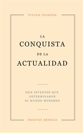 Cover image for La  conquista de la actualidad