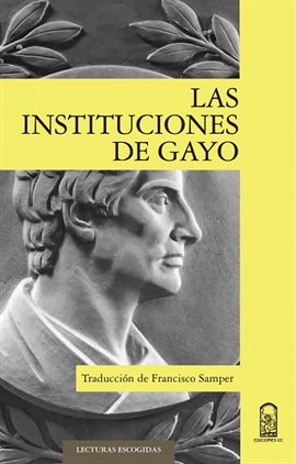 Cover image for Las instituciones de Gayo