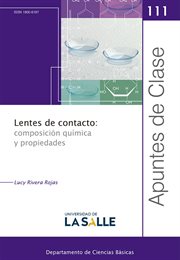 Lentes de contacto: composición química y propiedades cover image