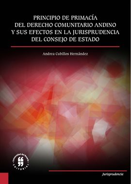 Cover image for Principio de primacía del derecho comunitario andino