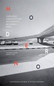 Catálogo arquitectura movimiento moderno Perú cover image
