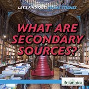 What are secondary sources? cover image