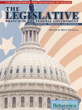 Umschlagbild für The Legislative Branch of the Federal Government