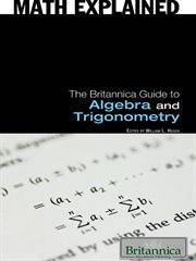 The Britannica Guide to Algebra and Trigonometry cover image